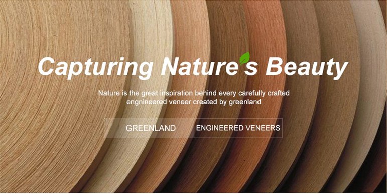 Wenge edge banding reconstituted wood veneer