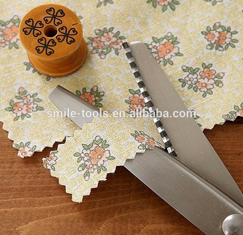 Professional pinking scissors tailoring scissors for fabrics cutting