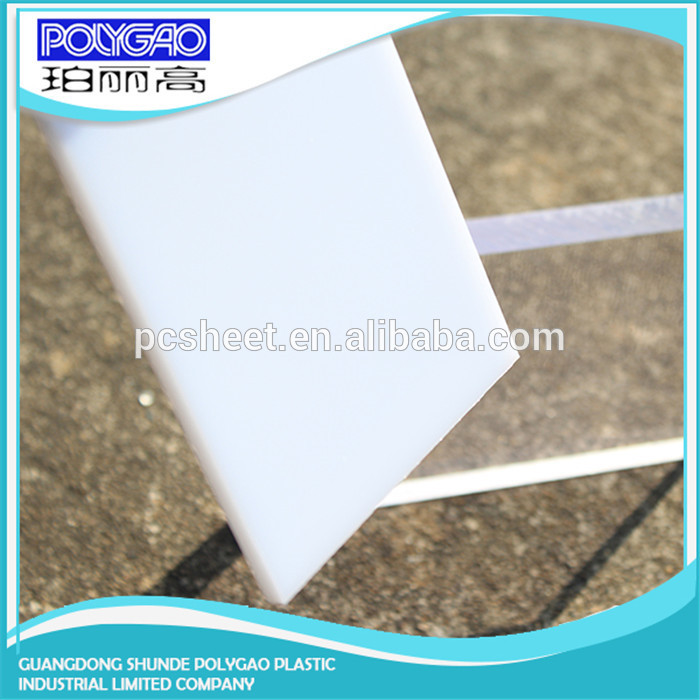 Polycar best quality and lowest price opal polycarbonate solid sheet for skylight