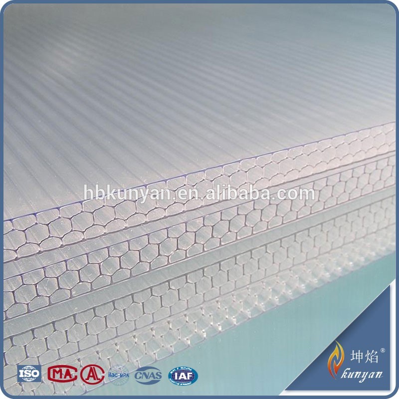 Warehouse lighting durable pc honeycomb sheet