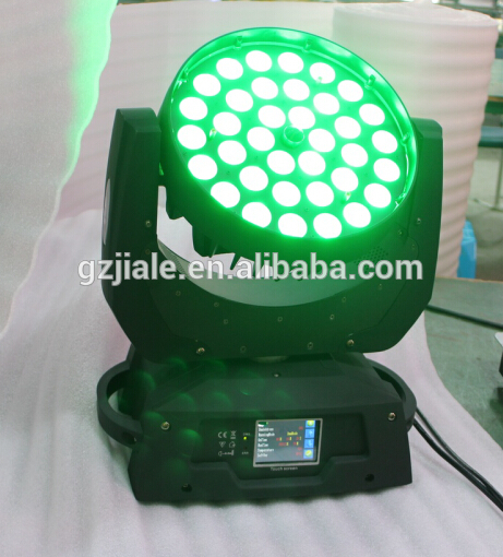 Top 1 36 x 18w RGBWA UV 6in1 Changeable Led Zoom moving Head wash show light