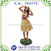 hawaii hula men dancing doll