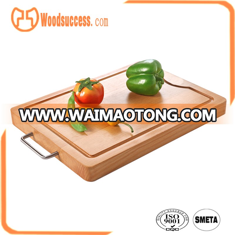 beech rectangle antibacterial cutting board