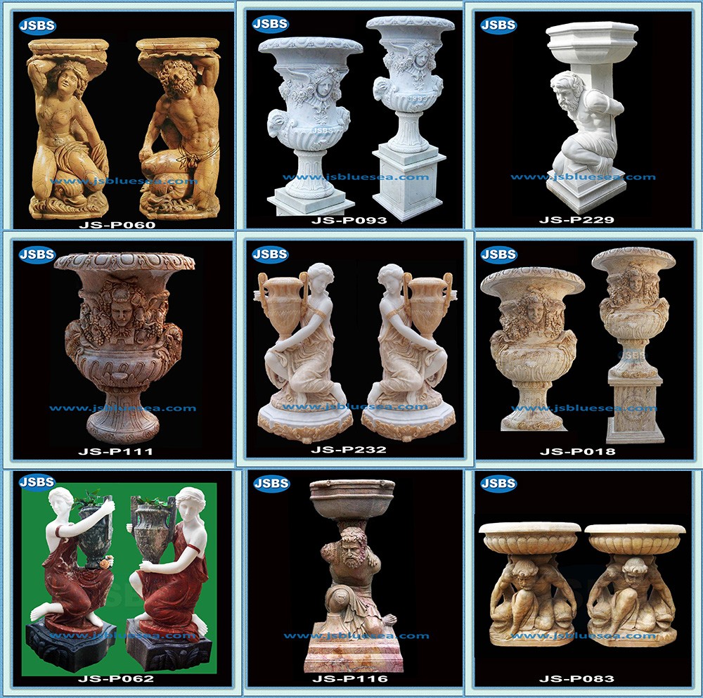 Low Price Decoration Marble Garden Urn Planter Wholesale