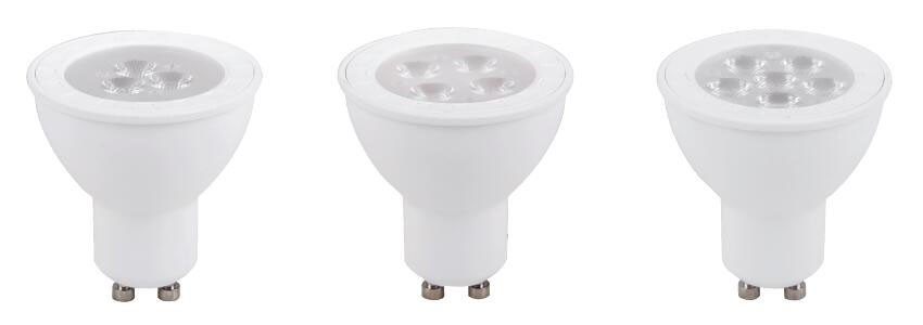 Plastic Housing LED Bulb CE RoHS GU10, SMD 6W LED GU10 Bulbs