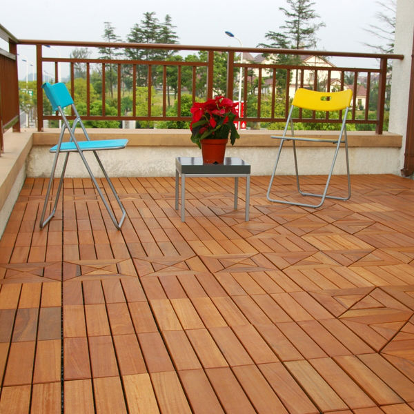 Luxury Design Outdoor IPE Wood Outdoor Deck Tile