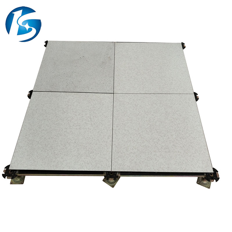 Latest style high quality homogeneous raised access floor tiles