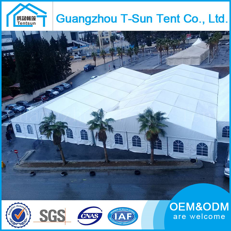 Wholesale price 1000 square meters aluminium alloy frame tent pvc fabric marquee tent