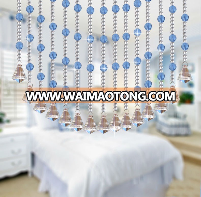 2015 Fashion Custom Home Decoration Crystal Beaded Door Curtain