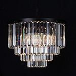 Modern Globe Shape Top grade Fancy Crystal Drop Pendant Light for 5 Bulbs