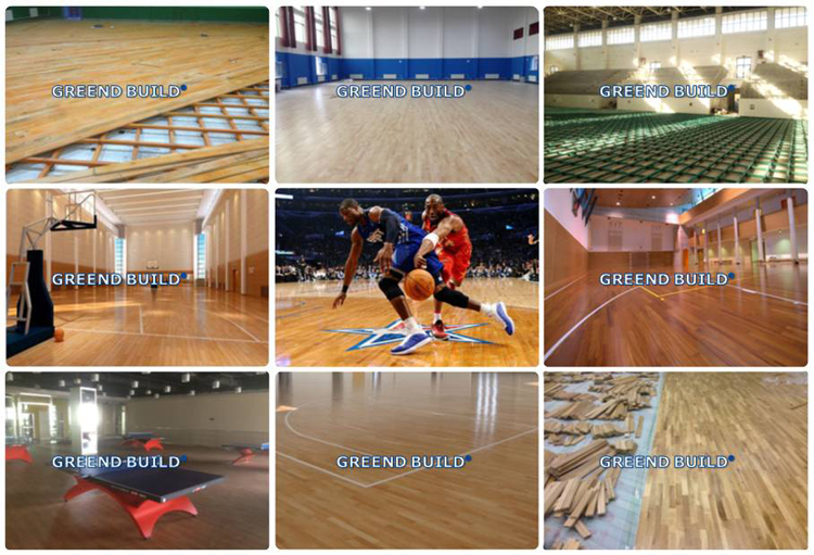 high quality basketball court wood flooring in Guangzhou