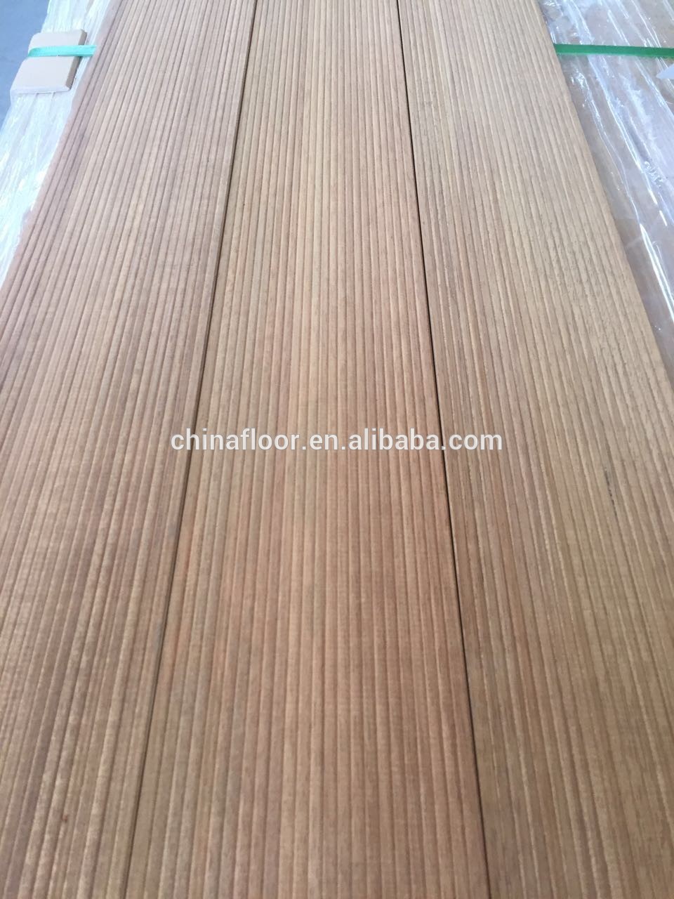 waterproof antislip surface carbonized African Teak wood outdoor decking