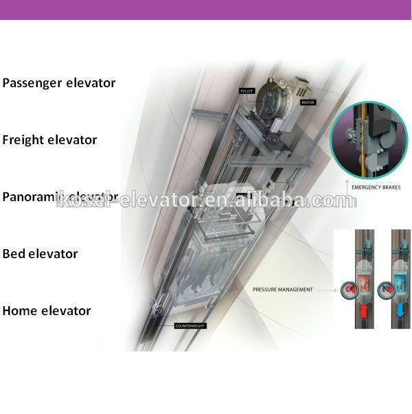 Gearless Passenger Elevator Traction Machine/elevator parts