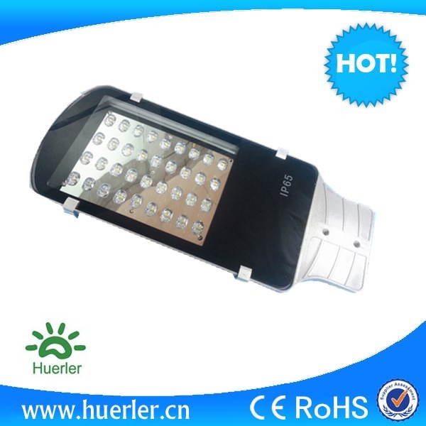 CE ROHS AC100v 240v 220v 30leds 3600lumen IP65 2800k 6500k 30W solar led street light led street lamp road lamp