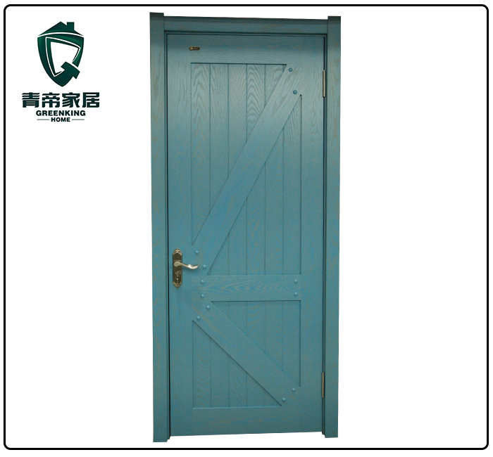 Composite timber entry solid wooden apartment front door design