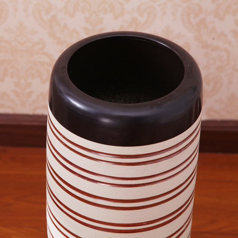 ceramic white vase home decoration black ceramic vase