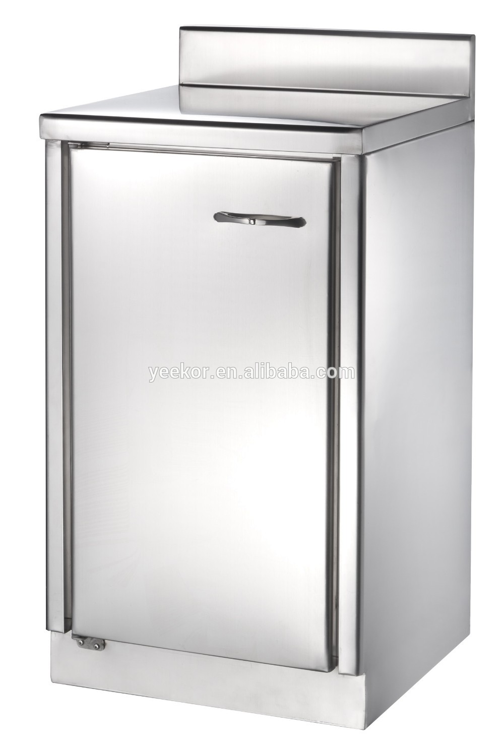 stainless steel commercial kichen storage cabinet with sink