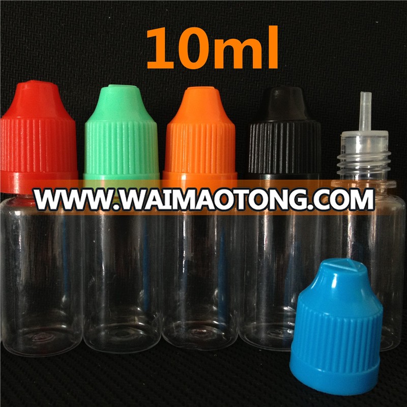 New portable 5ml 10ml 15ml 20ml 30ml 50ml capacity pet plastic bottles with dropper for e vape oil