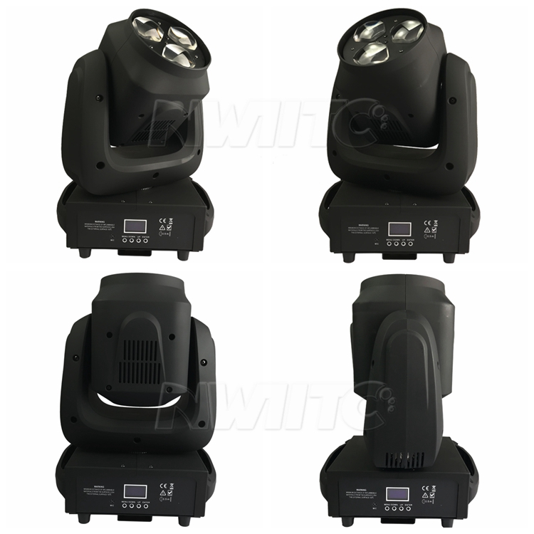 Pro light 3x40w rgbw 4in1 mini bee eye rotating zoom wash led moving head