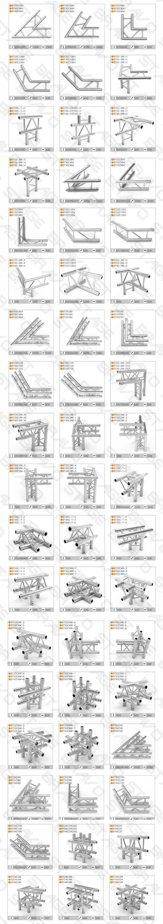 Bravo Stage Spigot Truss Corner