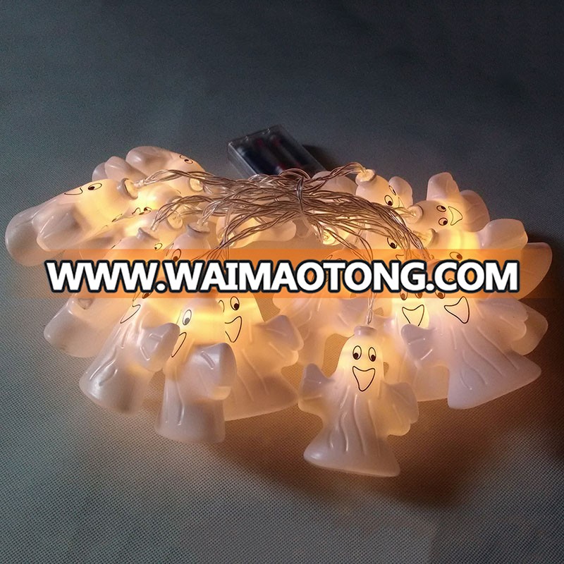 Halloween holiday decoration 20leds ghost string light battery decoration light