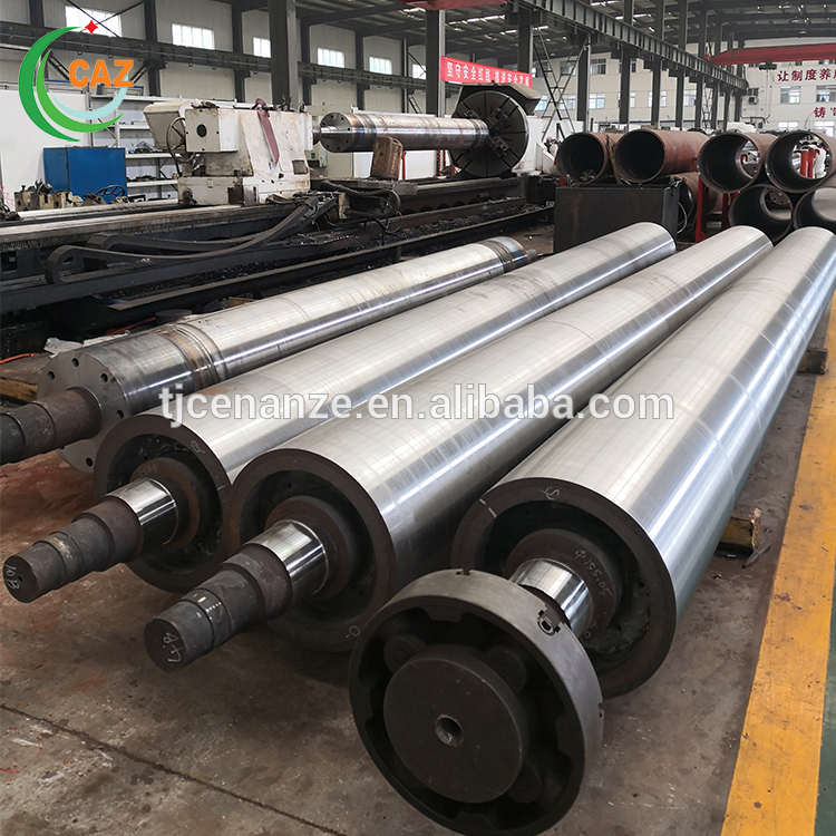 En9 Shaft Shrink Fitted Blind Drilled Smoothing Press Roll For Paper Machine