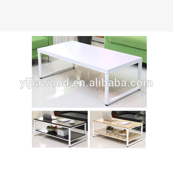 coffee table metal wood office furniture multifunctional simple