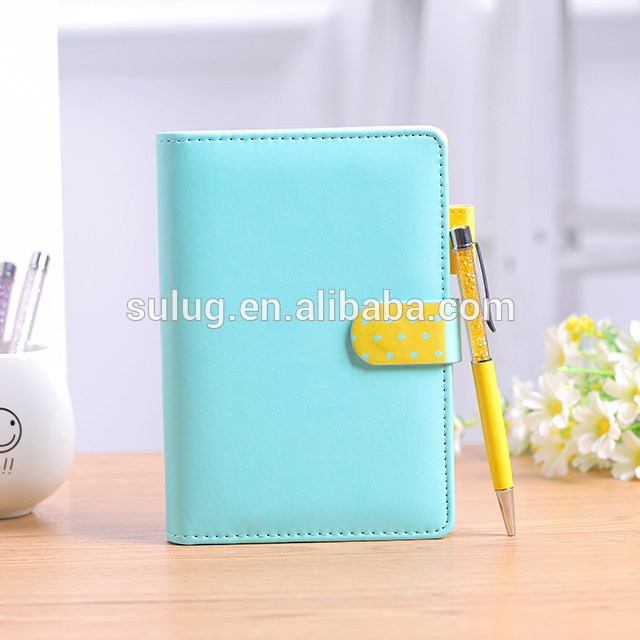 custom Leather Cover Diary dot Notebook agenda planner Journal dotted journal