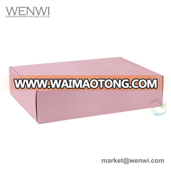 Pink Corrugated Shipping Facial Sleep Mask Packaging Box