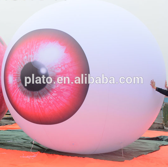 New design big inflatable simulation eyeball balloon for event