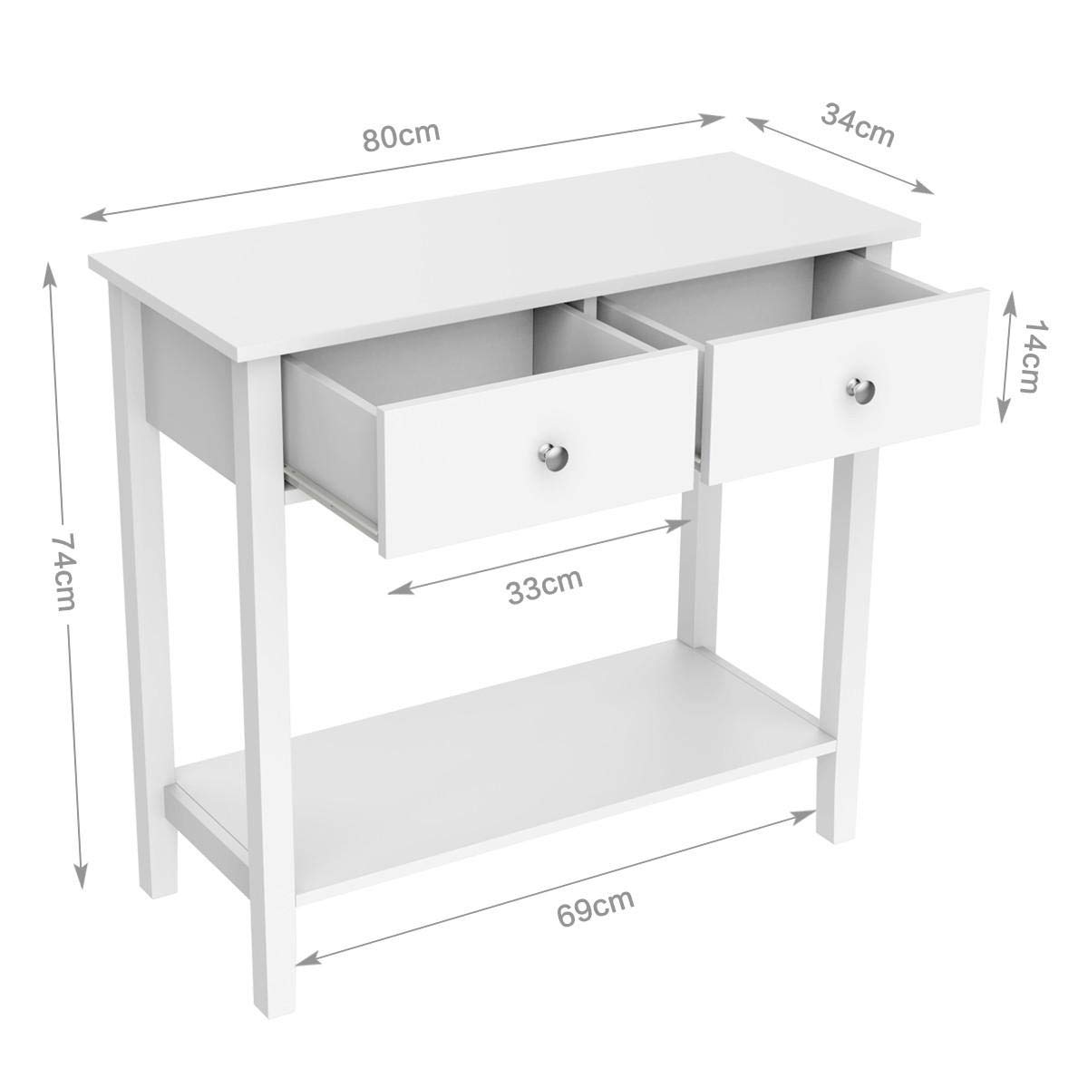 Modern bedroom white dressing desk bed end side table,European hallway mdf entrance console table with drawer