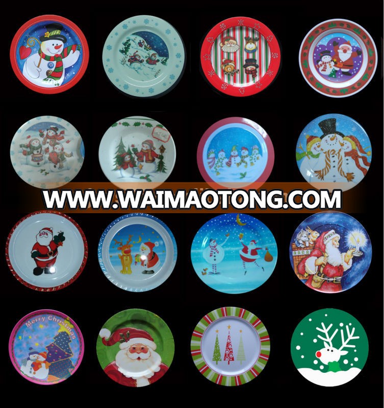 2014 new Christmas Xmas X-mas design plate