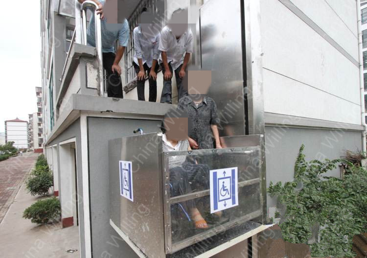 1-6m home elevator lift for disabled people