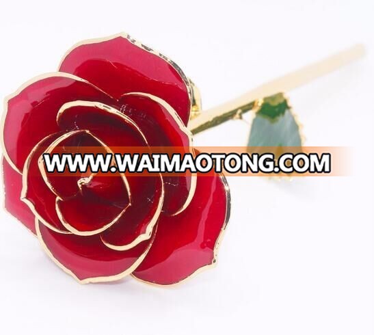 2017 new sale 24k rose flower for Valentine's Day