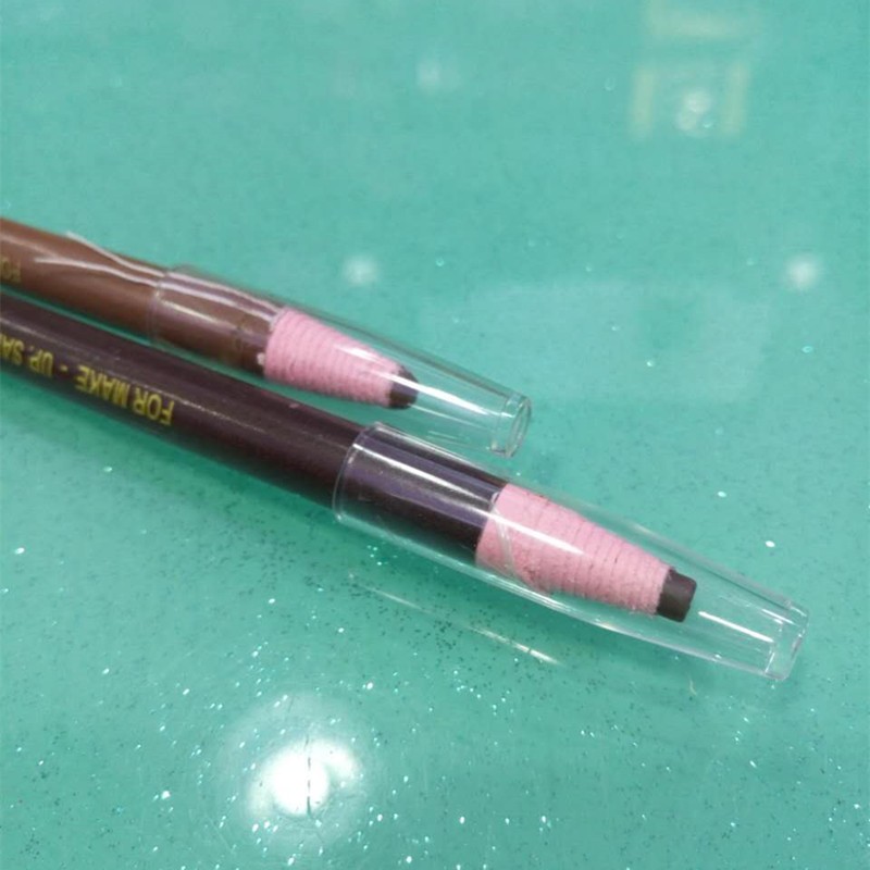 Brown sketch pencil eyebrow pencil for eyebrow makeup or microblading work