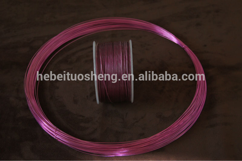 2mm craft color aluminum wire,aluminum colored wires,Coated aluminum wire