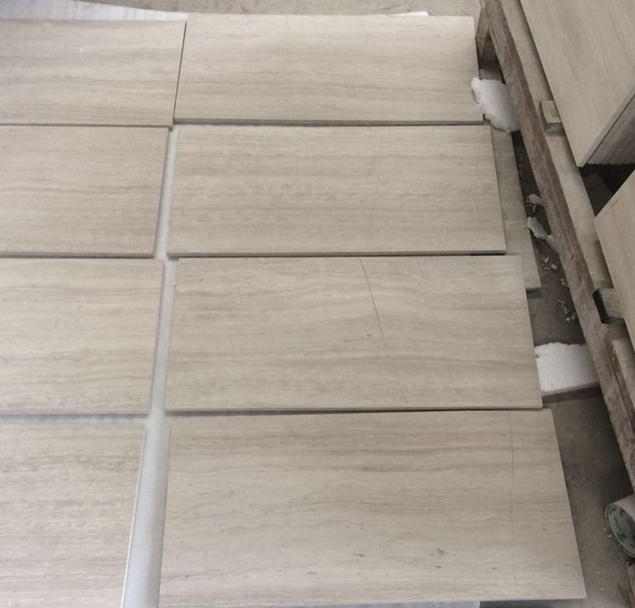 Wooden white marble with white wood veins,China white wood marble tile and slab