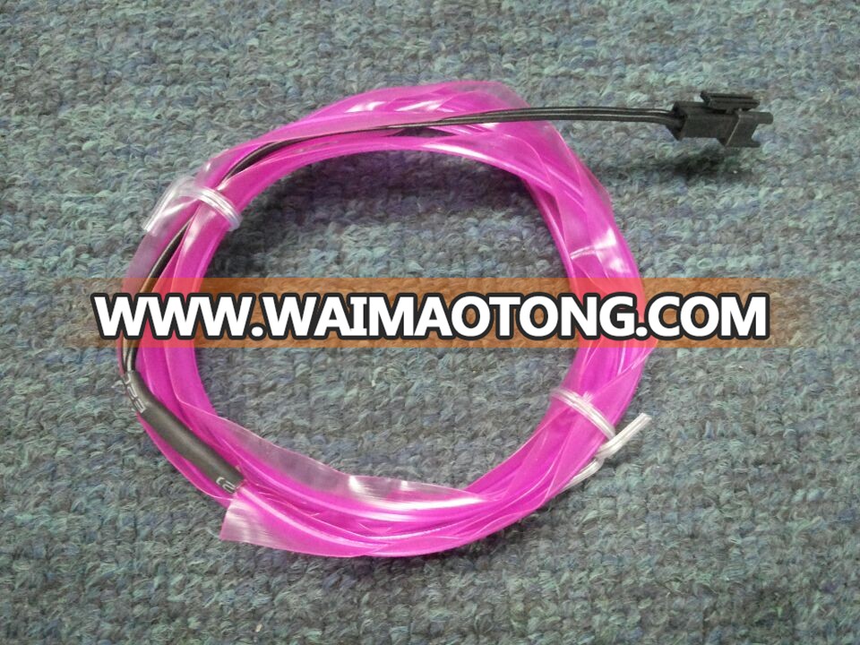 Flexible multi color decorative EL wire