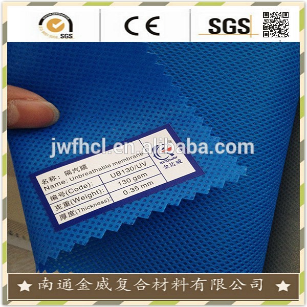 polypropylene laminated by polyethylene vapor barrier film for roof structure