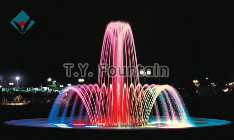 garden mini battery operated music dancing fountain