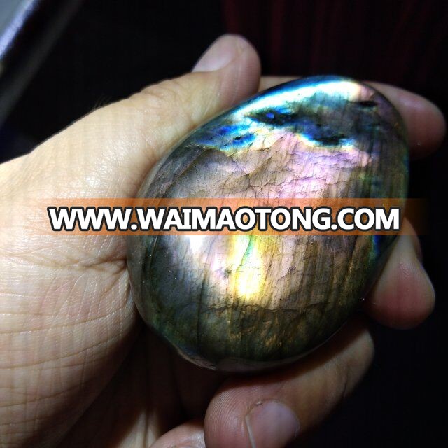 Wholesale Hot Sale Natural Small Rainbow Labradorite Polished Healing Crystal Stone