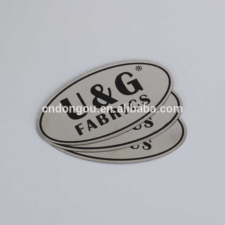 factory custom made print logo  metal tags