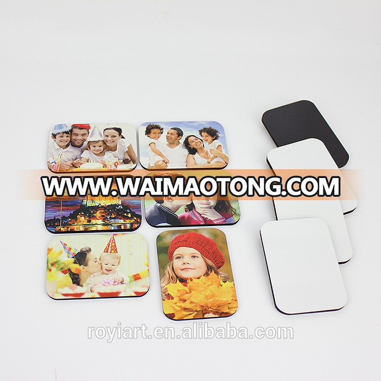 42mm x 58mm Rectangular Sublimation Blank MDF Fridge Magnet Wholesale