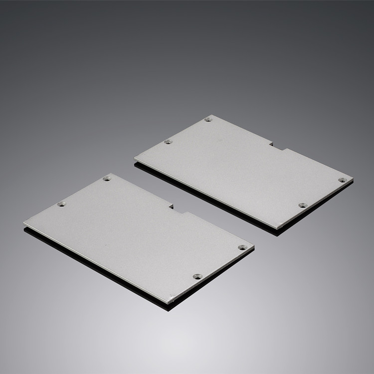 120 x 75 Square aluminum and plastic extrusion profile for led linear lamp shell