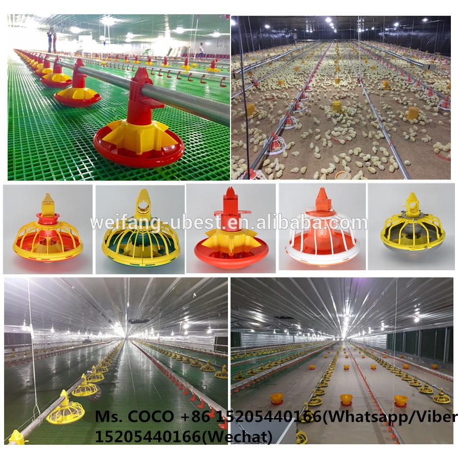 Environmental Control Chicken House Automatic Poultry Farm Equipment for Broiler