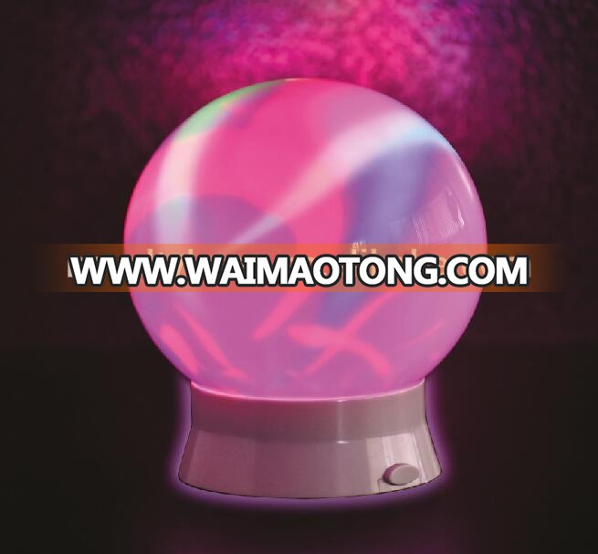 LED Flashing Rainbow ball color changing lamp