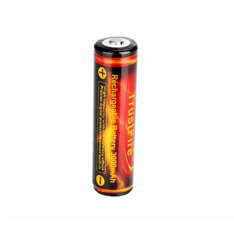 TrustFire 18650 3000mAh 3.7V Li-ion Rechargeable Battery with Protection PCB (1 pair)