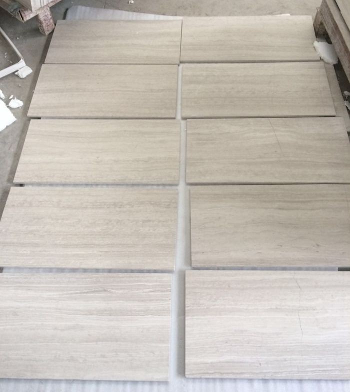 Wooden white marble with white wood veins,China white wood marble tile and slab