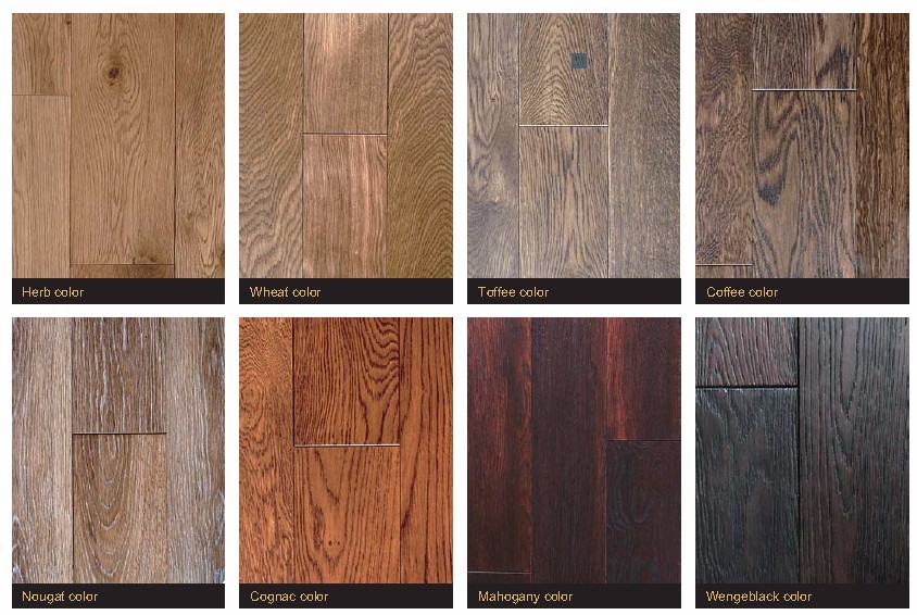 Finger jointed Black Walnut Color Stained Small Leaf Acacia Solid Wood Flooring