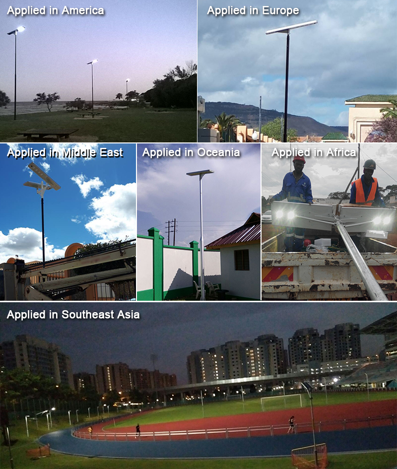 China Manufacturer High Power Lumens Integrated Solar Led Street Light 200w Outdoor